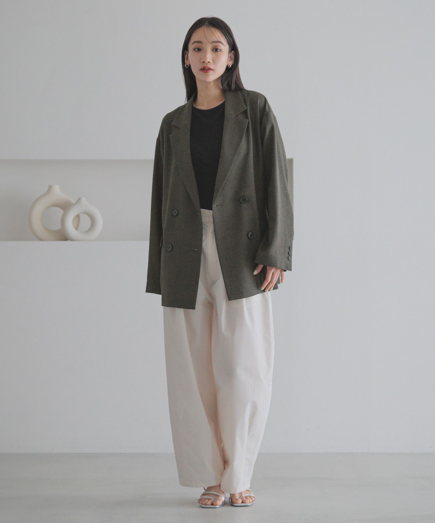 LOWRYS FARM「ホップサックダブルジャケット」|その他|