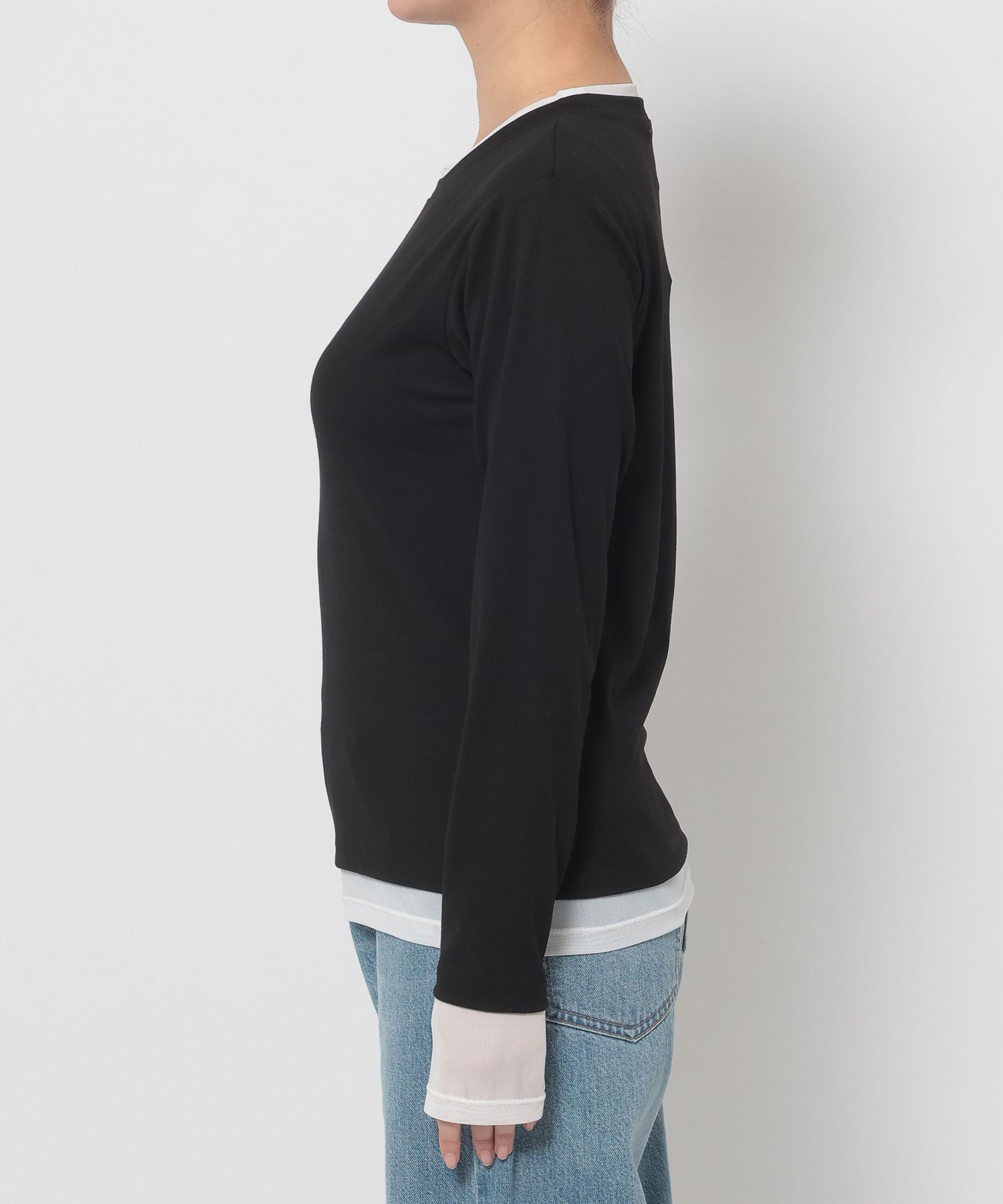 LOWRYS FARM「シアーレイヤードLS」|Tシャツ・カットソー|