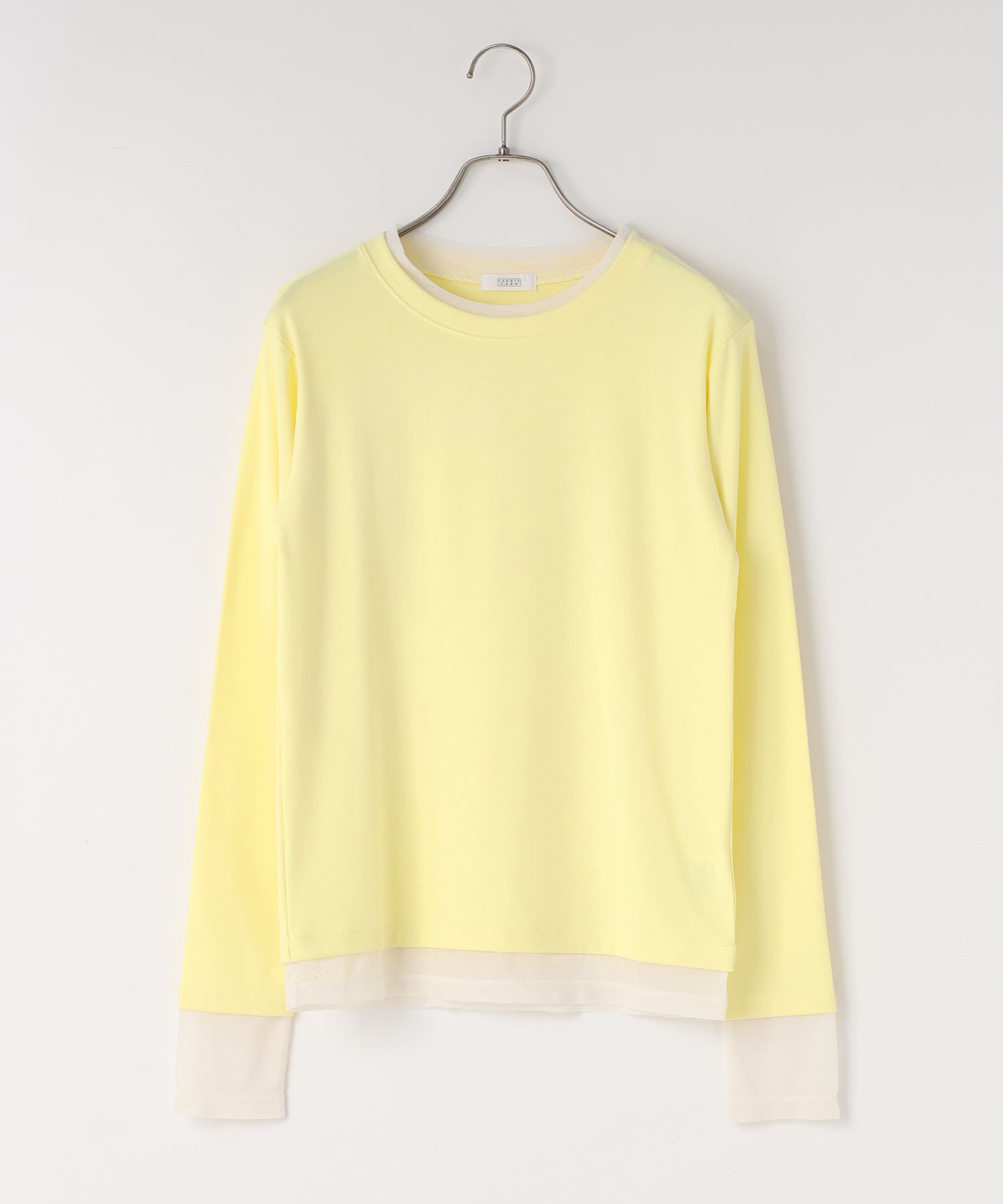 LOWRYS FARM「シアーレイヤードLS」|Tシャツ・カットソー|YEL2