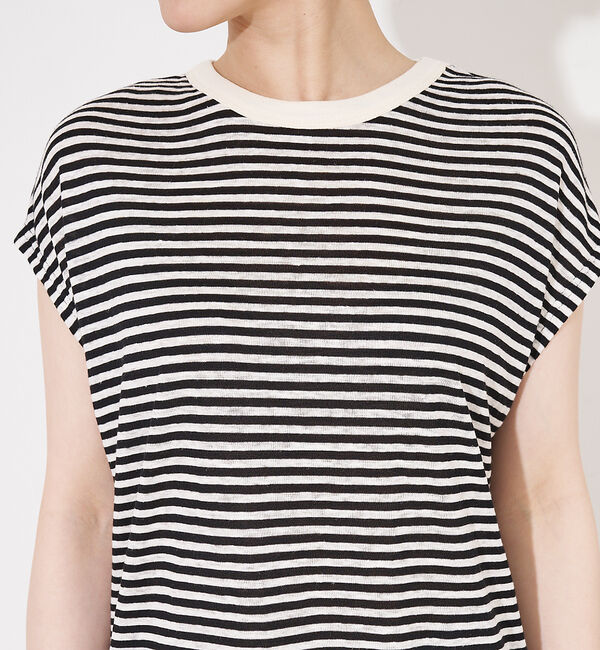 collex「【WEB限定】フレンチスリーブボーダーTシャツ」|Tシャツ・カットソー|