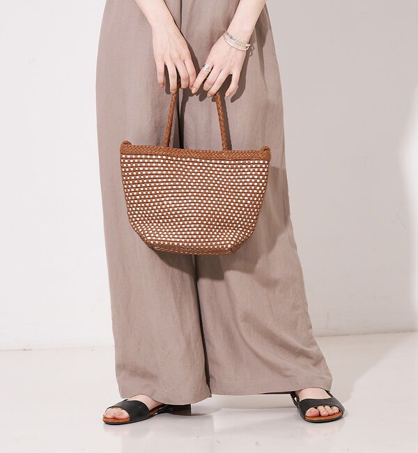 collex「レザーメッシュ2WAYトートバッグ」|トートバッグ|