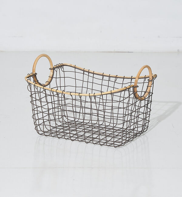 collex「ラタンワイヤーバスケット スクエア」|その他|