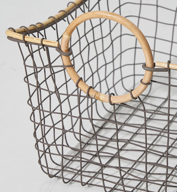 collex「ラタンワイヤーバスケット スクエア」|その他|