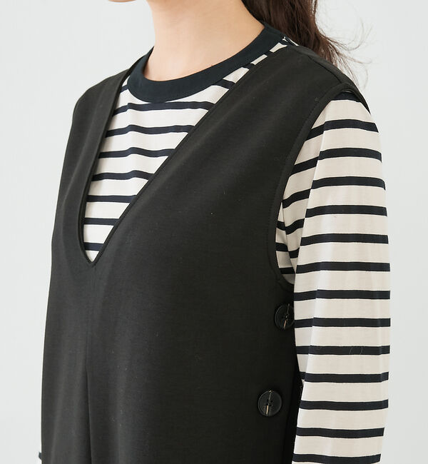 collex「ダンボールニットサロペット」|オールインワン|