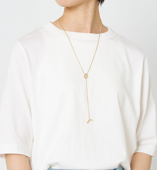 collex「【dignif】【金属アレルギー対応】 Y字モチーフ2WAYネックレス」|ネックレス|ゴールド