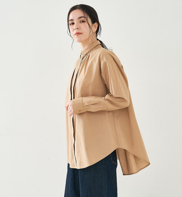 collex「フラップミニ衿ブラウス」|シャツ・ブラウス|