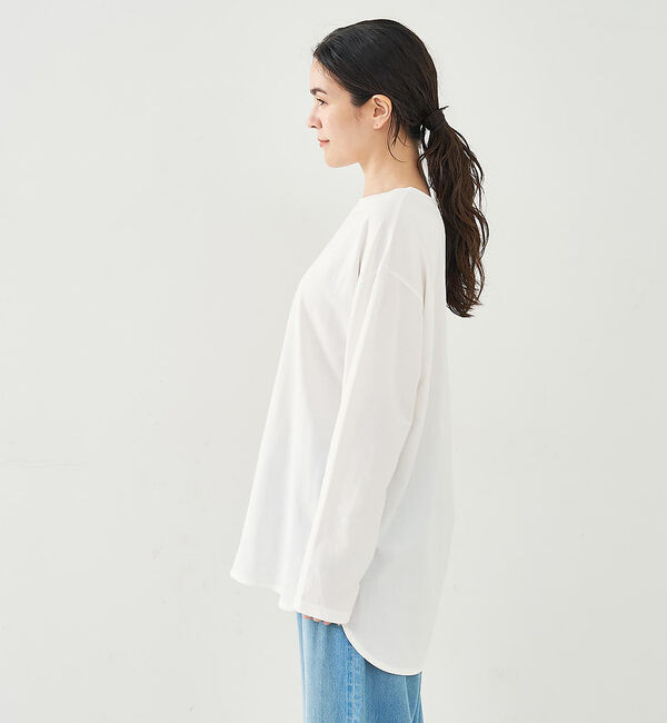 collex「バックボタンカットプルオーバー」|Tシャツ・カットソー|