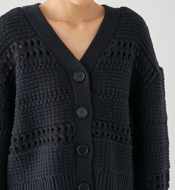 collex「袖口レースアップ2WAYカーディガン」|カーディガン|