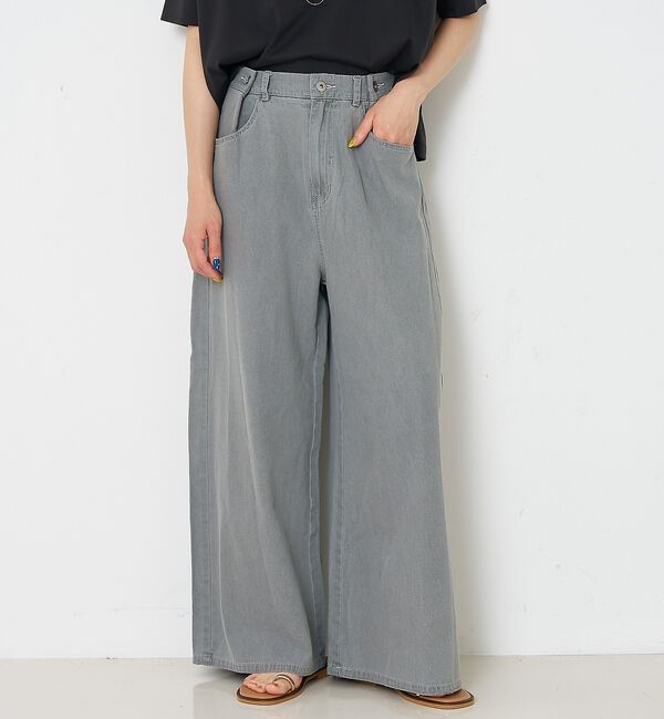 collex「タックウエストデニムパンツ」|デニム|