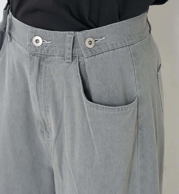 collex「タックウエストデニムパンツ」|デニム|