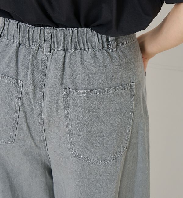 collex「タックウエストデニムパンツ」|デニム|