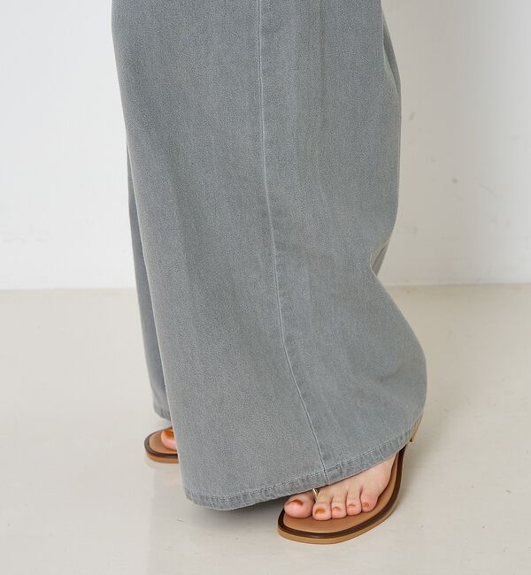 collex「タックウエストデニムパンツ」|デニム|