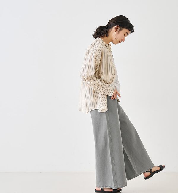 collex「タックウエストデニムパンツ」|デニム|