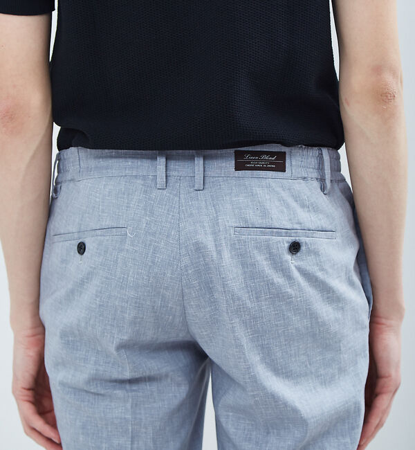 ABAHOUSE「【Recency of Mine】SOLO ストレッチリネン スラックスパンツ」|スラックス|