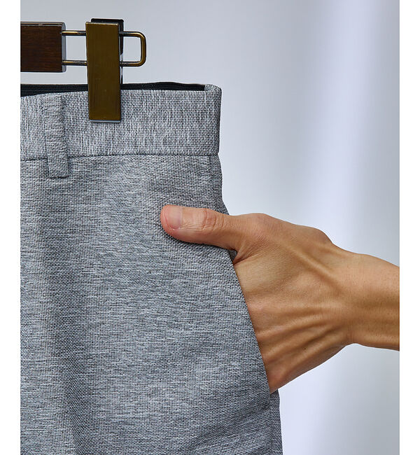 ABAHOUSE「【セットアップ対応】TOP調 カラミ メッシュ ナチュラルストレッチ スラックス」|スラックス|