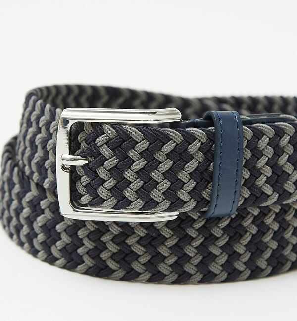 ABAHOUSE「【ストレッチ】ゴムメッシュ ベルト」|ベルト|