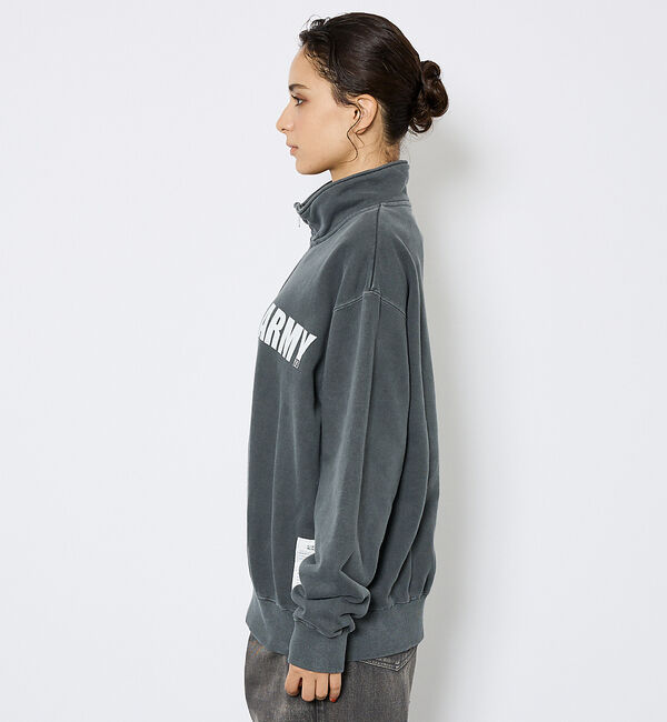 ABAHOUSE「【JOHNBULL/ジョンブル】ARMY スウェットハーフジップ /プルオーバー」|スウェット・ジャージ|