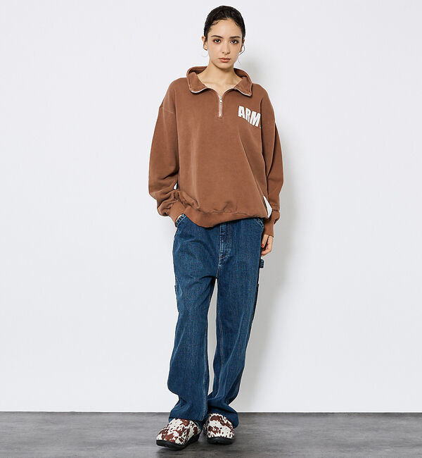 ABAHOUSE「【JOHNBULL/ジョンブル】ARMY スウェットハーフジップ /プルオーバー」|スウェット・ジャージ|