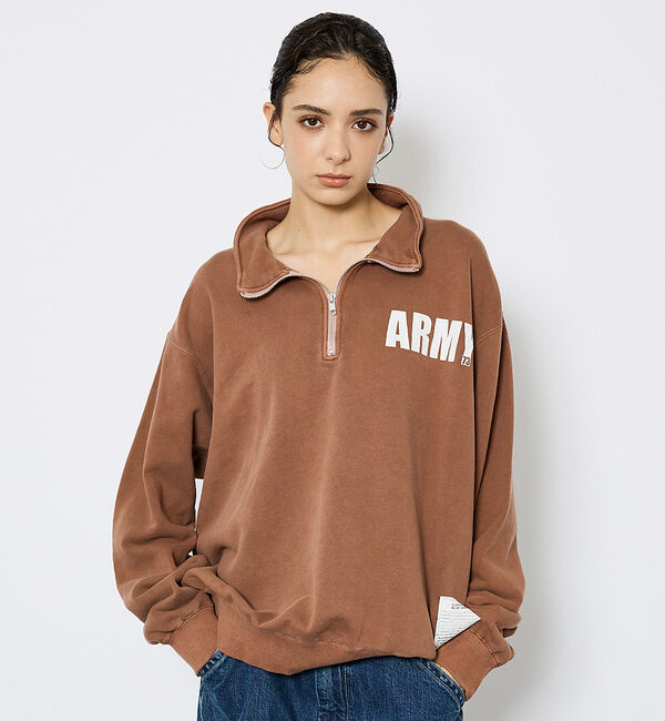 ABAHOUSE「【JOHNBULL/ジョンブル】ARMY スウェットハーフジップ /プルオーバー」|スウェット・ジャージ|