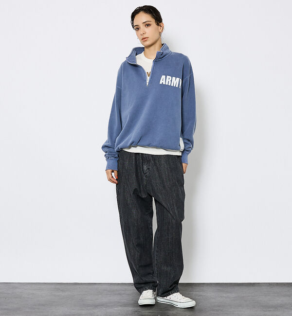 ABAHOUSE「【JOHNBULL/ジョンブル】ARMY スウェットハーフジップ /プルオーバー」|スウェット・ジャージ|
