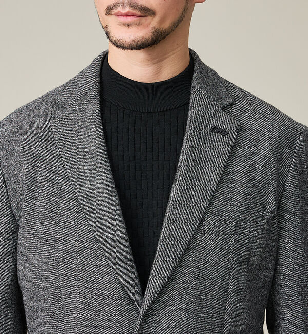 ABAHOUSE「【カシミヤブレンド】ウール ツイルジャケット / セットアップ対応」|テーラードジャケット|