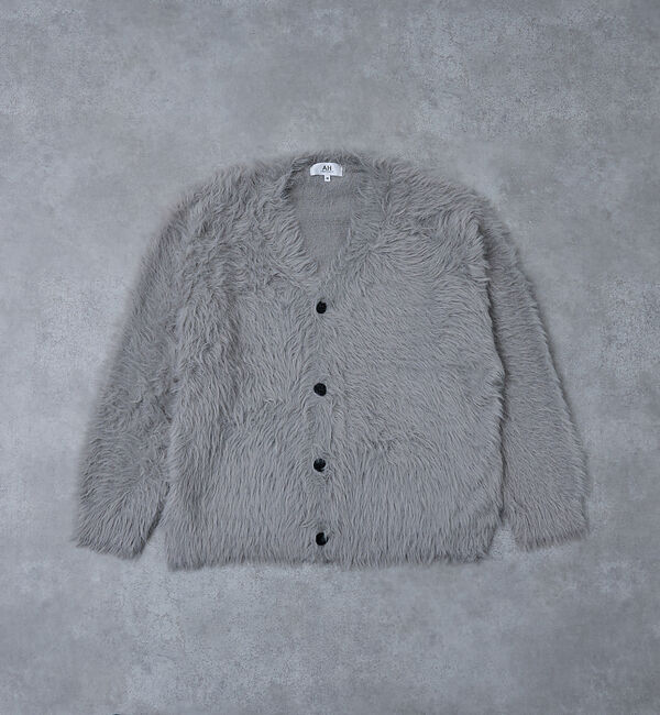 ABAHOUSE「【AH ABAHOUSE】ロングシャギー ニットカーディガン」|カーディガン|