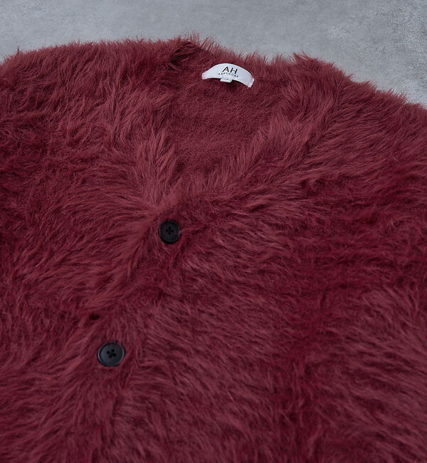 ABAHOUSE「【AH ABAHOUSE】ロングシャギー ニットカーディガン」|カーディガン|