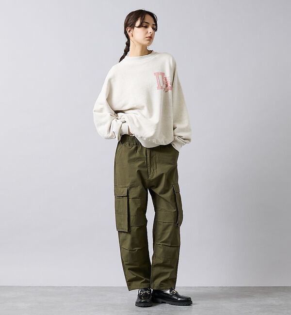 ABAHOUSE「【REMI RELIEF / レミ レリーフ】  SP加工 3飛び裏毛 クルース」|スウェット・ジャージ|