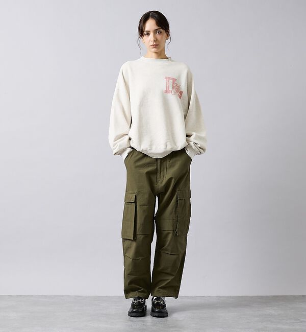 ABAHOUSE「【REMI RELIEF / レミ レリーフ】  SP加工 3飛び裏毛 クルース」|スウェット・ジャージ|