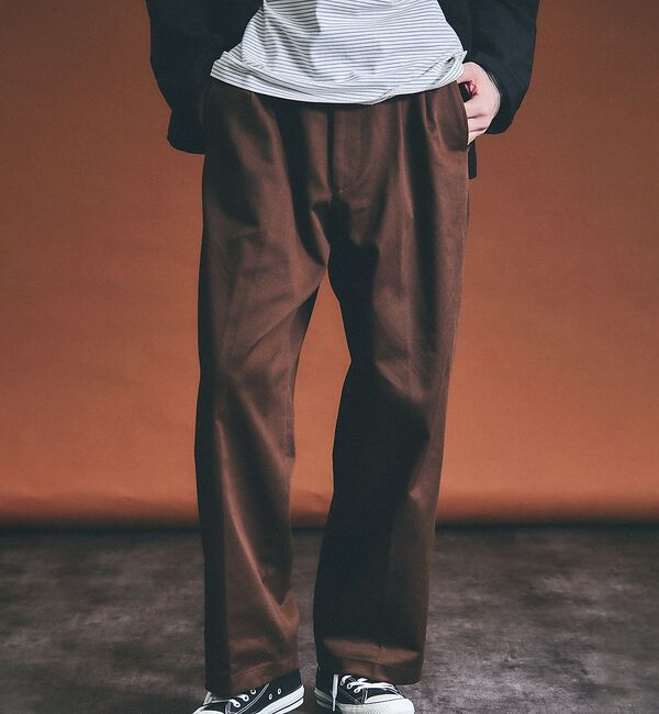 ABAHOUSE「2タック チノワイドパンツ / イージーパンツ【追加生産】」|その他|