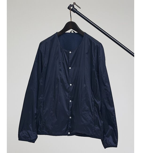 ABAHOUSE「【TAION / タイオン】NON DOWN BASIC REVERSIBLE」|ブルゾン・スタジャン|ダークネイビー