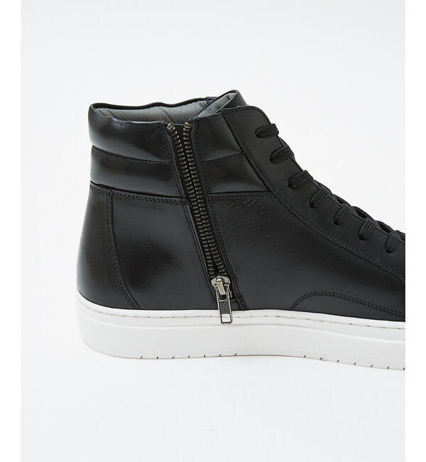 alfredoBANNISTER「サイドジップ ハイカット レザースニーカー」|スニーカー|
