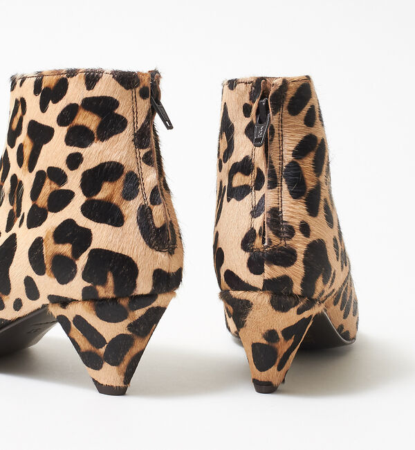 Rouge vif「【ne Quittez pas】ポインテッドブーツ」|ショートブーツ|