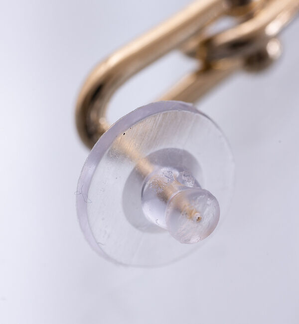 Rouge vif「【sauvage peau】メタルビジューピアス」|ピアス|