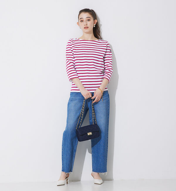 Rouge vif「【CHANTE CLAIR/シャントクレール】ボーダーロンT」|Tシャツ・カットソー|