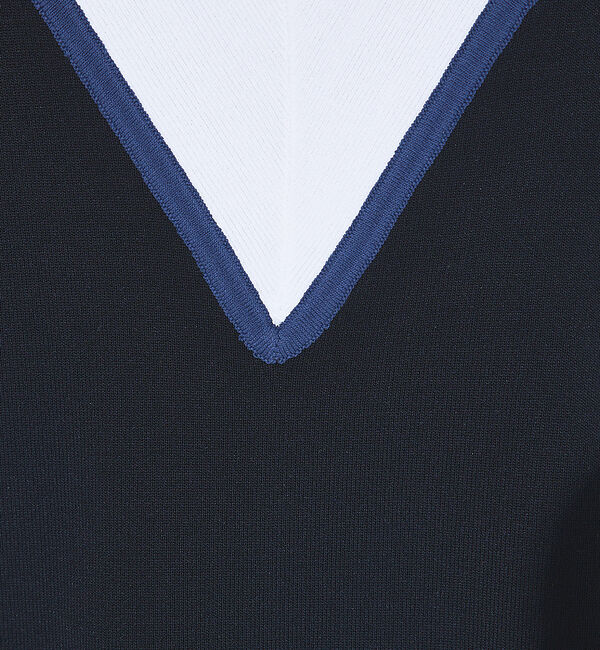 Rouge vif「Ｖネックニットベスト」|ベスト・ジレ|