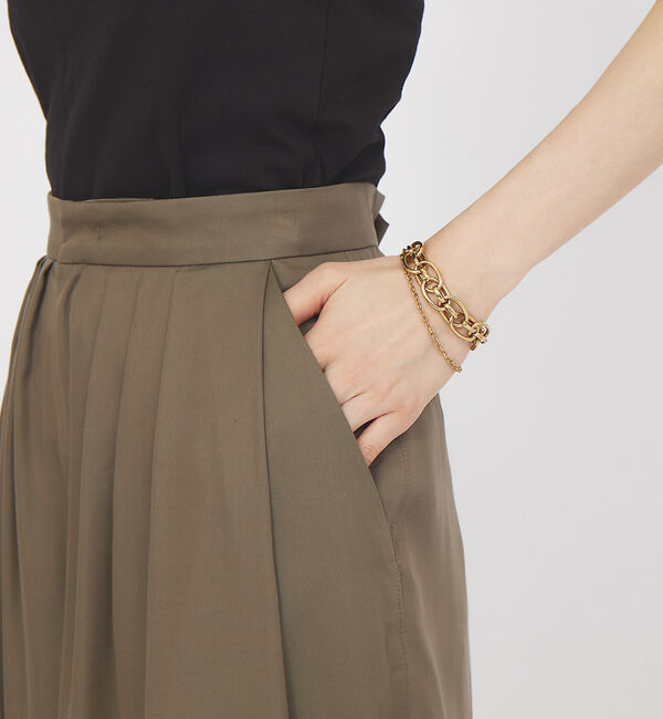 Rouge vif「【セットアップ対応】タックワイドパンツ」|その他|