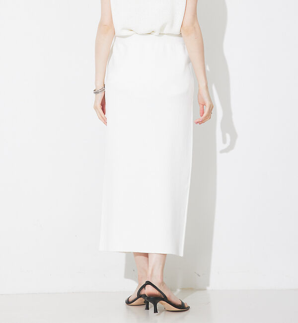 Rouge vif「【セットアップ対応】麻混ニットタイトスカート」|スカート|