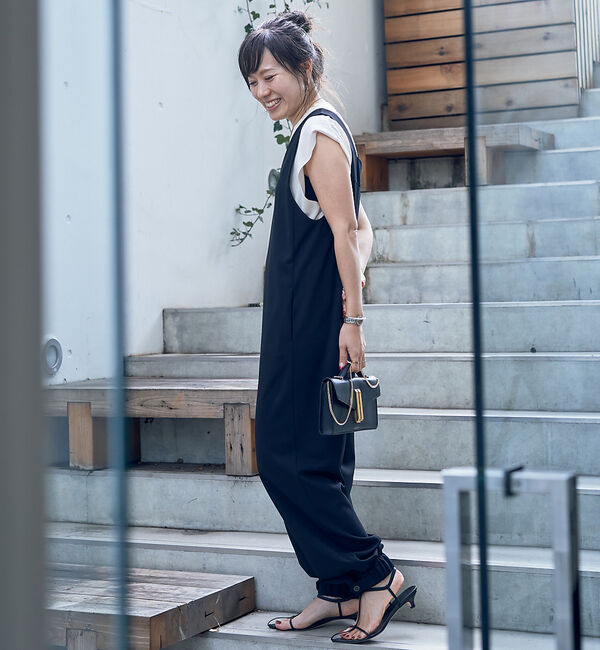 Rouge vif「【一部店舗限定】前後２WAYジョーゼットオールインワン」|オールインワン|