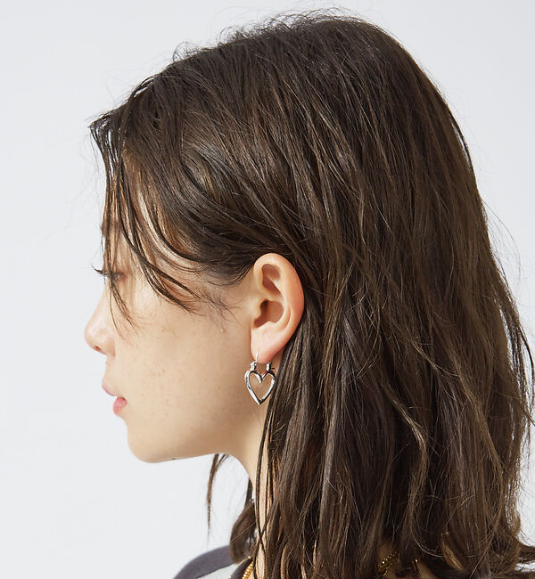 Rouge vif「【LUV AJ/ラヴエージェイ】ハートピアス / MINI HEARTBREAK」|ピアス|