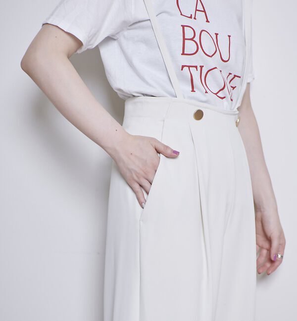 Rouge vif「ジョーゼットサスペンダーパンツ」|その他|