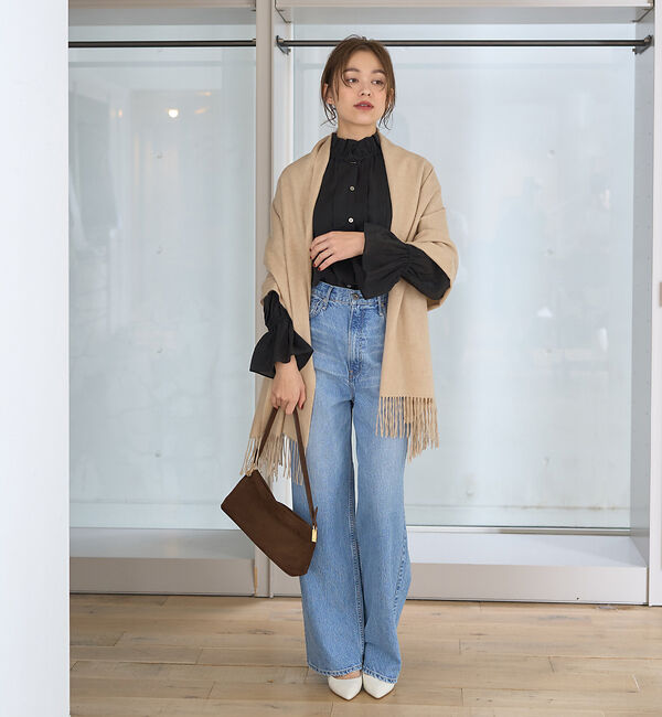 Rouge vif「カシミヤ無染色ストール」|マフラー|