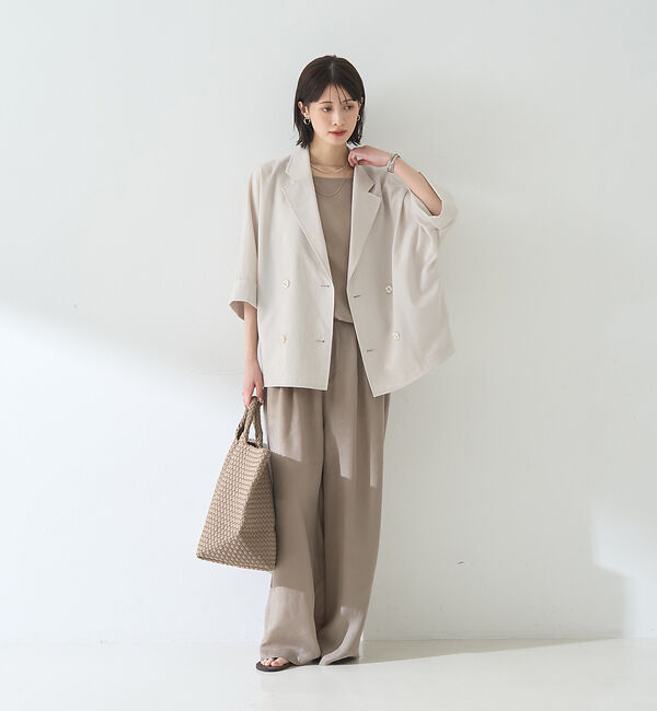 Rouge vif「【セットアップ対応】２WAYキュプラフィブリルノースリブラウス」|キャミソール|