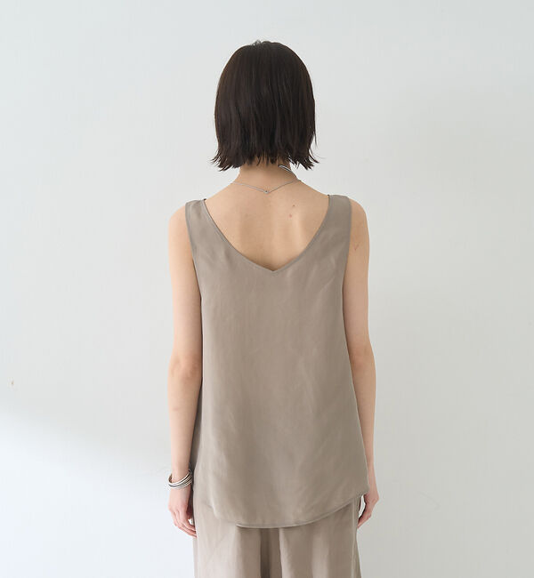 Rouge vif「【セットアップ対応】２WAYキュプラフィブリルノースリブラウス」|キャミソール|