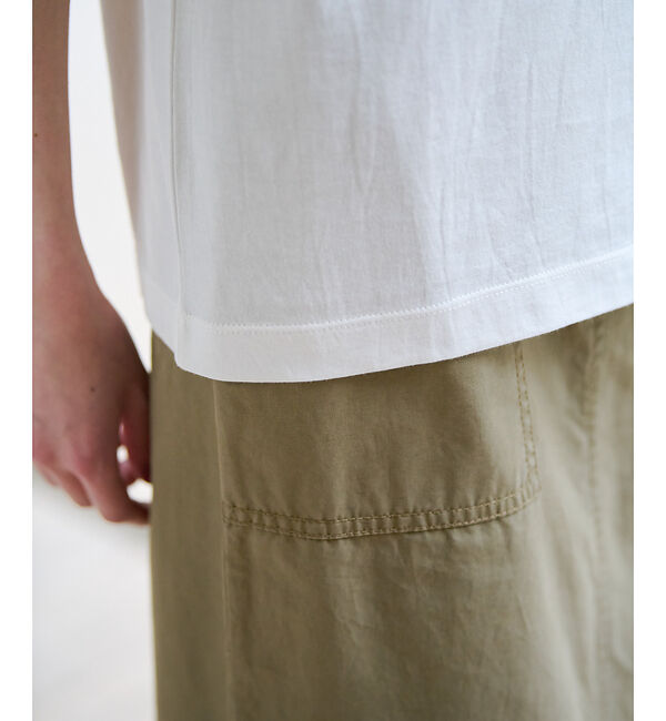 Rouge vif「別注【La Hutte / ラ ユット】フロッキー &times; 刺繍 ロゴTシャツ /」|Tシャツ・カットソー|