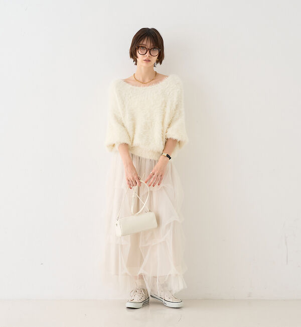 Rouge vif「【一部店舗限定】チュールフォルムスカート」|スカート|