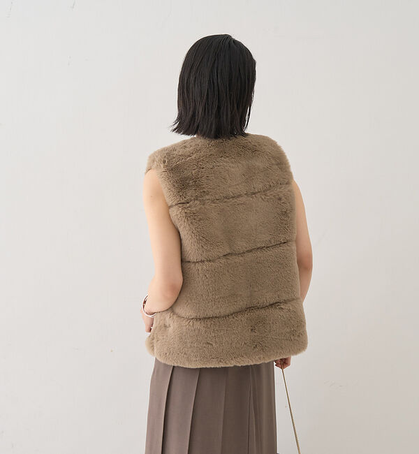 Rouge vif「エコファージレ」|ダウンベスト・ベスト|