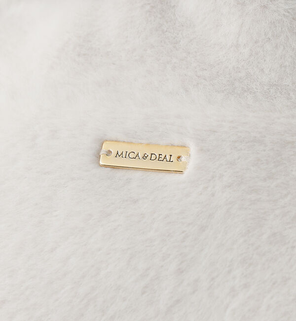 Rouge vif「【MICA&DEAL /マイカアンドディール】ファーベスト/ベスト/ファー/レイ」|ベスト・ジレ|