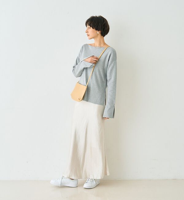 Rouge vif「スムーススリット ニットプルオーバー」|ニット・セーター|