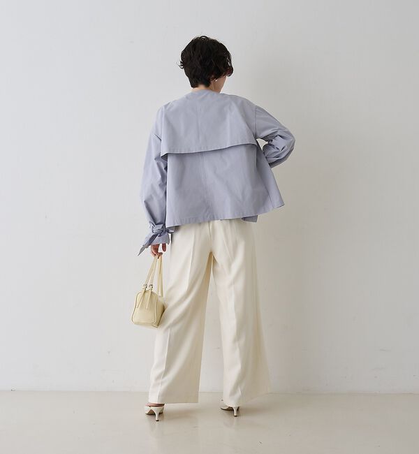 Rouge vif「【撥水・防花粉加工】【一部店舗限定】キャンディスリーブショートトレンチコート」|トレンチコート|